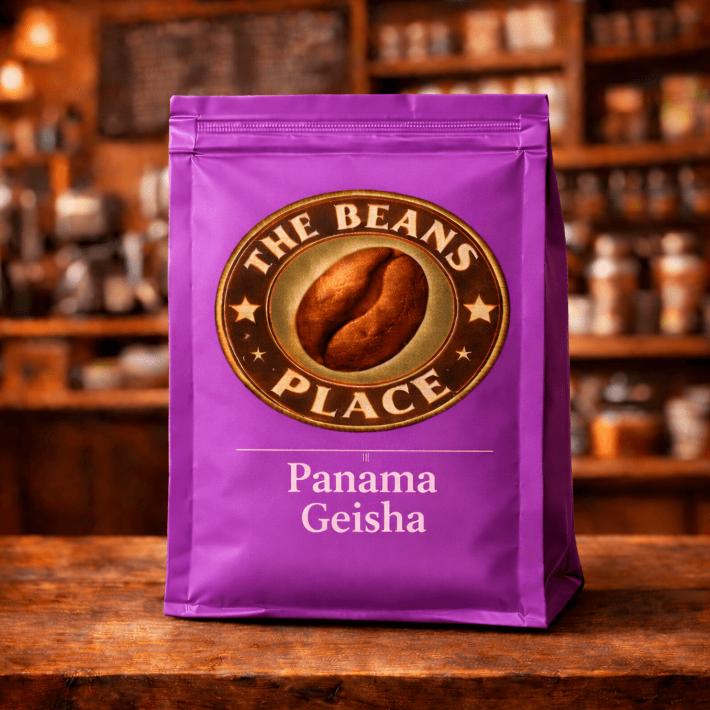 Panama Geisha product bag from The Beans Place